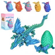 3D Printed Dragon Egg,Crystal Dragon with Wings Inside,Toy Gift for Kids 4B5J