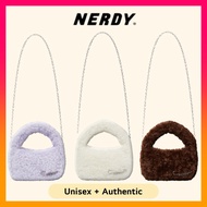 NERDY Curly Fur Two Way Hobo Bag (2023NEW)