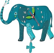 Enesco 6014455 Allen Designs Desk Clock, Gentle Giant Elephant 9.25 Inches