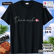 DENMARK Souvenir T-SHIRT DENMARK 22TAG made of 24s combed cotton