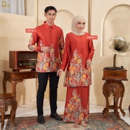 Desa Murni Batik - Baju Sedondon Kurung Batik Alana & Kemeja Batik DM 7.0 (Satin Valentino) - Katalo