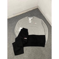 FILA UNISEX ADULT BASIC SWEATER | FILA CREWNECK | FILA SWEATSHIRT FOR ADULTS, BOYS, GIRLS