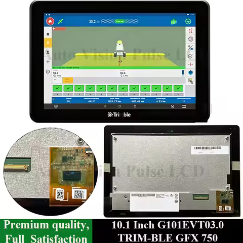 LCD G101EVT03.0 Original 10.1 Inch Screen Display With Touchscreen Trimble GFX 750