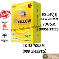 IK YELLOW B5 70GSM PHOTOSTAT PAPER / IK YELLOW B5 70G PAPER