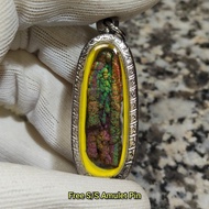 Colorful Pillar Leklai Pendant (Top Grade)顶级彩柱力泥吊坠 Leklai Amulet 马来西亚力泥 100% Natural Leklai