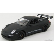 Welly 1:18 Porsche 911 Type 997 GT3 RS Matte Black 2006 (Porsche Museum Collection)