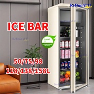 Wine Chiller Mini Fridge Ice Bar Home Refrigerator Transparent Fresh-Keeping Cabinet Beverage Fridge