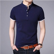 Summer New Polo Shirts Short-sleeved T-shirt Middle-aged Polo Shirts for Men Korean Shirts