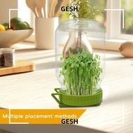 GESH Sprouting Lids, Easy  Germination With Stand Sprout Maker Kit,  Plastic Bean Sprouts Grow Kit f