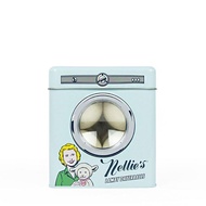 【Nellie’s】復古存錢筒鐵盒純羊毛烘衣球(４個)