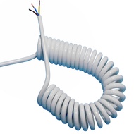 [Tgrx] สายเคเบิลแบบเกลียวสปริง PU 2 Core 18 AWG 3/4 Core 17 15 13 Awg สายไฟยืดได้1 2 3 4 5 6 7 8 9 1