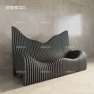 Solid Wood Sofa Seat Hotel Closed Writing Studio B & Double Cinema Sales Studio Corner Shopping Mall