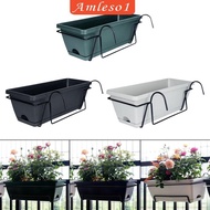 [Amleso1] Hanging plant pot for balcony railing, plant basket, vegetable plant pot, flower
