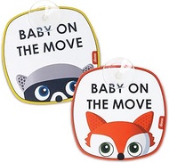 Diono Baby On The Move 2 Pack of Baby On Board Car Window Stickers with Suction Cups