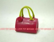 《LOOK-TOY 路可玩具》Barbie 芭比娃娃原廠配件 玫瑰花手提包