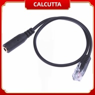 CAL_20cm 3.5mm OMTP Smartphone Headset to 4P4C RJ9/RJ10 Phone Adapter Cable Cord