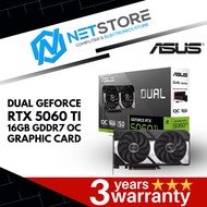 ASUS DUAL GEFORCE RTX 5060 TI 16GB GDDR7 OC GRAPHIC CARD - 90YV0MH0-M0NA00