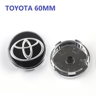 Toyota car wheel rim and rim Logo, diameter 60MM