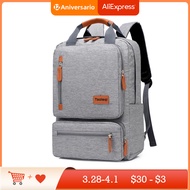 Casual Business Men Computer Backpack Light 15 inch Laptop Bag 2022 Waterproof Oxford cloth Lady Anti-theft Travel Backpack Gray