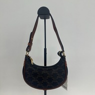 Celine/賽琳ava凱旋門老花迷你豌豆手提單肩腋下包