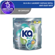 Ka 4in1 Antibacterial Laundry Capsule Refill Pack Detergent 40pcs - Anti-Dust Mite