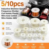JUNMPER2R 5/10Pcs Bobbin Wire Coil Frame, Inductive Skeleton Round Bobbin Inductor Winding Frame, Du