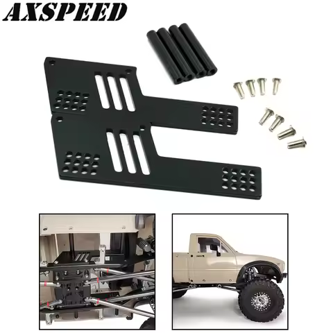 AXSPEED RC Car Body Shell Mounting Set for 1:10 Axial SCX10 TF2 Trail Finder 2 RC Crawler Car Upgrad