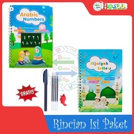 BU7 Buku Magic 3D Hijaiyah Dan Arabic Number / Sank Magic Book /