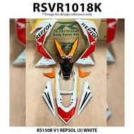 Rapido Cover Set Honda RS150R V1 Repsol (3) White Orange Black Red Blue Accessories Motor RS150R Body Set