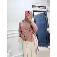 Azalea PREMIUM DRAWING KNIT BLOUSE