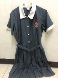 含腰帶 道明中學制服洋裝 學生制服洋裝 連身裙 二手制服 台灣女學生制服
