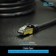 Glink Cable Lan Cat7 Outdoor Ethernet Network 10Gps สายแลนสำเร็จรูปพร้อมใช้งาน 5M ออกใบกำกับ...