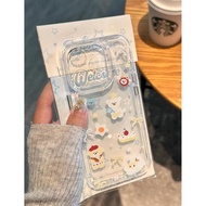 Soft clear REDMI case with Cute Animal Motif and Sweet Cake Elements for Redmi F4 F5 M3 M4 X3 10 12 