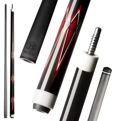 BIZU Moon Speed 58 Inch Classic Pool Cue Stick Billiard Game Equipment Free Shipping