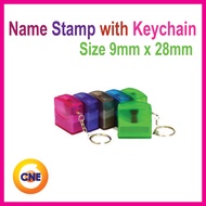 Cop Nama Rubber Stamp Pocket with keychain (Jururawat/Nurse|Murid/Student|Name)  /   Nurse Stamp Cop