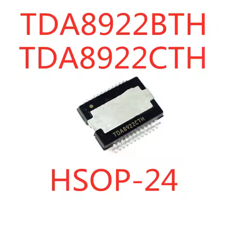 1PCS/LOT TDA8922CTH TDA8922BTH TDA8922 HSOP-24 digital power amplifier chip audio amplifier chip In