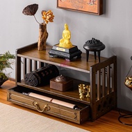 Altar Buddha Shrine Home Modern Style Buddha Statue Altar Altar Incense Burner Table Prayer Altar Table Heightened Shelf Worship Buddha Base