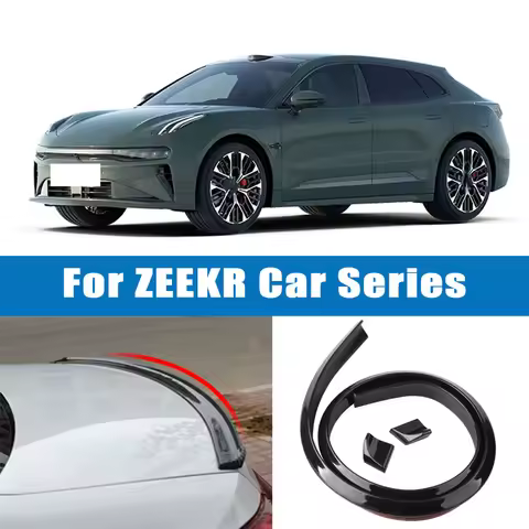 1.5M 5D Carbon Fiber Spoiler Refit Tail Auto Trunk Lid Gap Tail Decoration Sealing Strip For ZEEKR 0