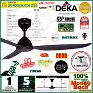 Deka Remote Control Ceiling Fan F3 DC 56 inch Natural Wind Ceiling Fan / Deka DF50LED LED Light
