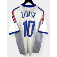 High quality 2002-04 France away ZIDANE #10 vintage football jersey