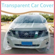 Universal Transparent Car Cover Waterproof Dustproof Outdoor Protection SUV Sedan Motorcycle