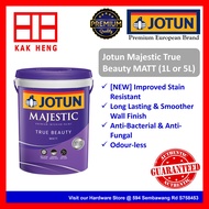 (+Gift) Jotun Majestic True Beauty Matt (5L) Interior Wall Paints - Anti-Bacteria &amp; Anti Fungal/Highly Washable (Premium European Paint Brand)