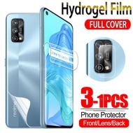3in1 Front Back Full Cover Protection Film For OPPO Realme 7 Pro 7pro realme7 x7pro X7 Pro 5G Soft Hydrogel Film Screen Protector Film For realme 7 5G Not Tempered Glass