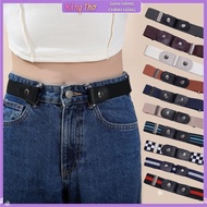 Zero Buttonless Elastic Belt for Men and Women, Korean Style Elastic Belt