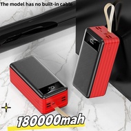 HOLLYTOO 100000 mah 150000 mah 180000 mah 4 USB power bank awet tahan lama fast charging powerbank r