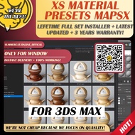 XSMP V8.3✅for 3ds Max  2016-202X ✅ XS【LATEST】Material Presets mapsX Plugin for 3ds Max addon extensi