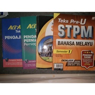 Buku rujukan STPM penggal 1 preloved/used