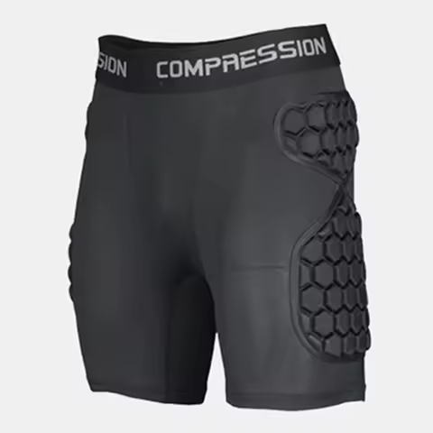 Football Soccer Goalkeeper Shorts EVA Sponge Protective Rugby Skateboard Training Shorts Hip Pad Spo