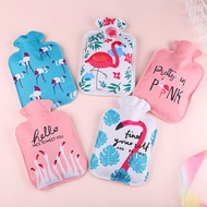 Small Hot Water Bottle High-Density Printed Water Injection Hot Water Bottle Hand Warmer Children's 