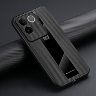 Casing for vivo iQOO Z7 Pro 5G iQ00 iQOOZ7Pro Phone Case Leather Acrylic Carbon Fiber Soft Silicone 